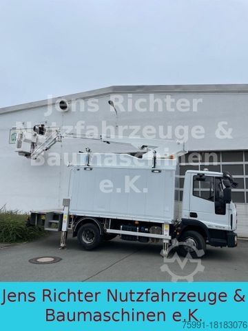 Working platform truck IVECO ML 120EL18 Hubarbeitsbühne isoliert 15 Meter