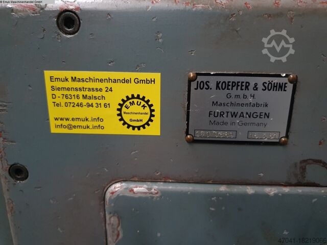 Gear Hobbing Machine - Horizontal KOEPFER 170