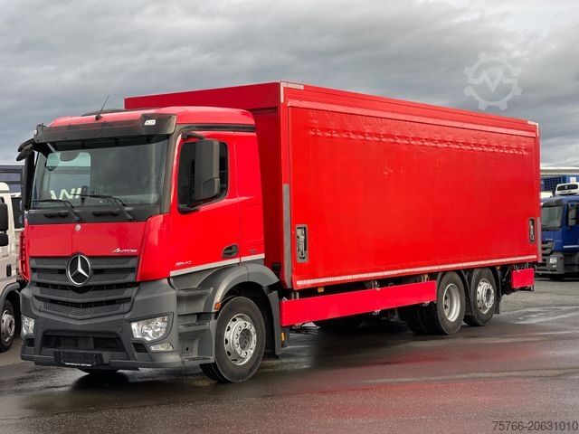 Beverage truck MERCEDES-BENZ ANTOS 2540 L / LBW / AHK / LENKACHSE / 20 PAL