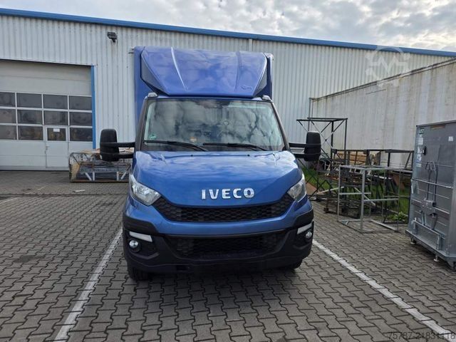 Box van IVECO 72-210 KJoffer mit Ladebordwand,AHK, Blatt/ Luft
