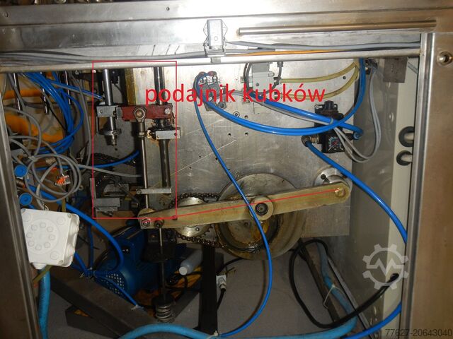 Rotary cup filler Hugart DS 5000