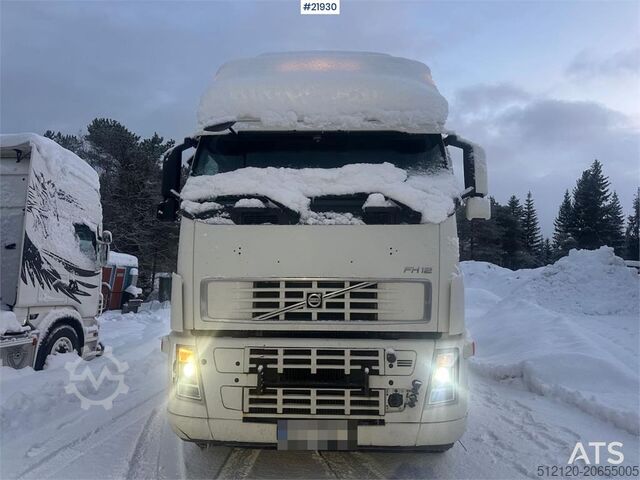 Hook arm system Volvo FH12 snow-plow equipped hook truck with Danish cab