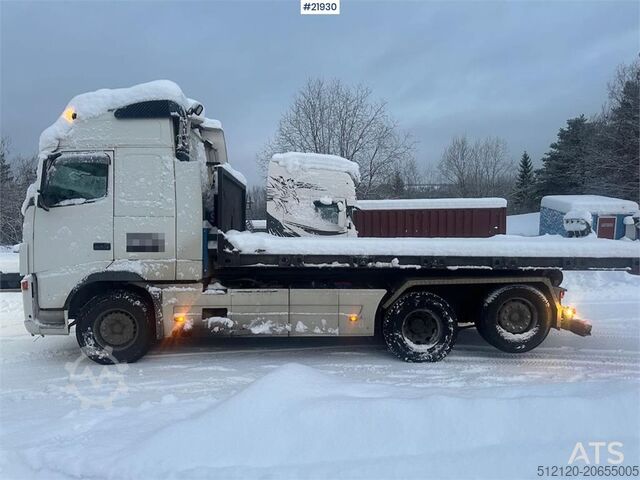 Hook arm system Volvo FH12 snow-plow equipped hook truck with Danish cab