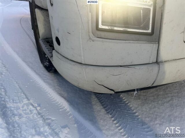 Hook arm system Volvo FH12 snow-plow equipped hook truck with Danish cab