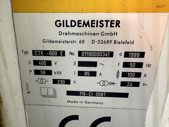  Gildemeister CTX 600 E