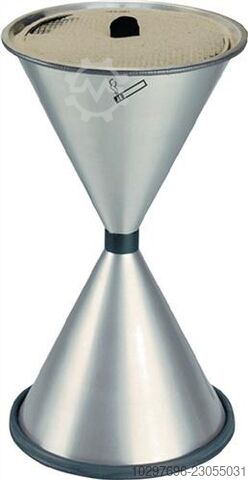 Standing ashtray D405xH770mm, new silver - 1 pc  