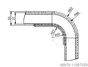 Corner connection platform support mezza SSI Schäfer/ 90°/ für CS Sigmaprofil: 300 mm