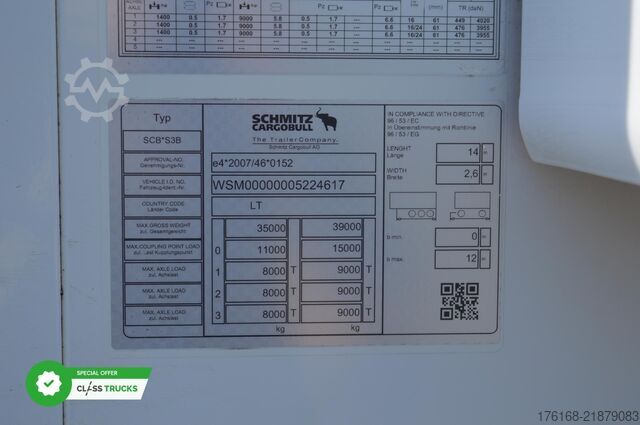 Kühlauflieger SCHMITZ CARGOBULL SKO  Double Deck FP45 ThermoKing SLXi300