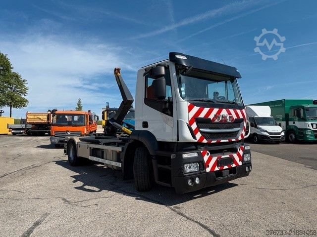 Roll-off tipper truck IVECO AD190S31/P ¤6 Klima Knickarm Palfinger T13 29TKM