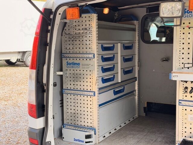 Transporter mit Doppelkabine Mercedes-Benz Vito115Mixto.Aut./Klima.Werkstat.Sortimo