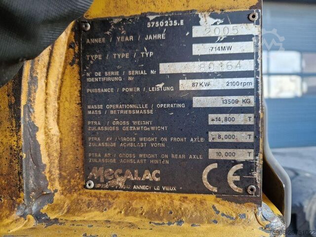 Hydraulische Schaufeln Mecalac 714 MW