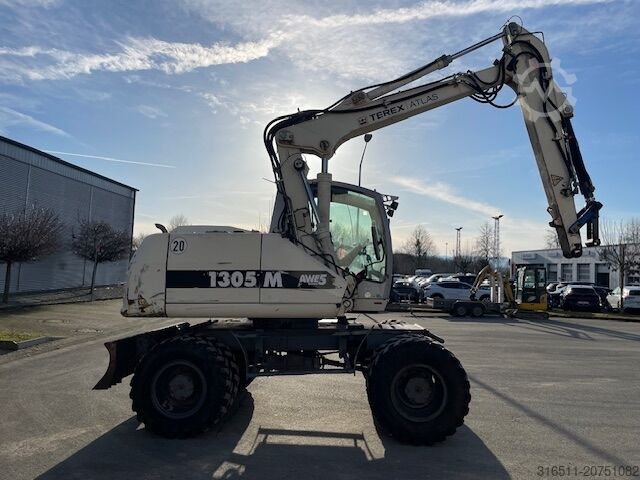 Mobilbagger ATLAS Terex 1305M mit Greifer