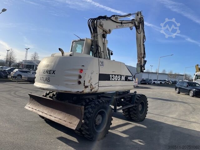 Mobilbagger ATLAS Terex 1305M mit Greifer