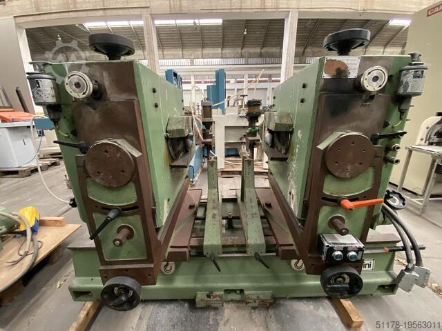 *RESERVIERT* Balestrini TTSA doppelte Zapfenschneidmaschine ohne Beschicker Balestrini