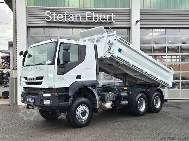 Dreiseitenkipper LKW IVECO Trakker AT260T41W 6x6 Meiller AHK