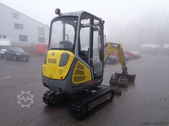 Minibagger WACKER ET20 VDS Powertilt 3 x Löffel