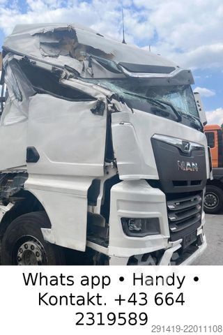 Roll-off tipper truck MAN TGX 26.510 6x2  Abrollkipper Unfall Bj 2023
