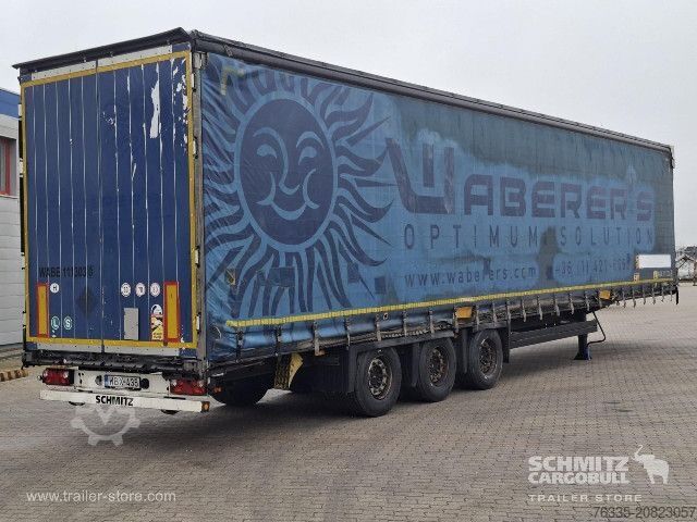 Auflieger mit Pritsche & Plane Schmitz Cargobull Curtainsider Mega