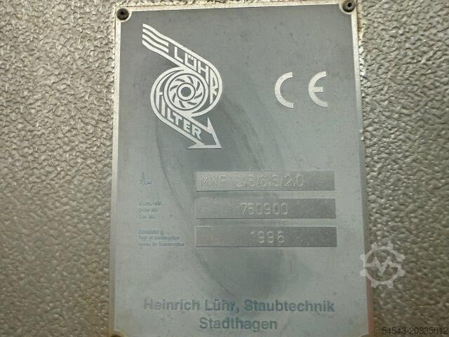 Filteranlage/Entstaubung Lühr Filter/Entstaubung MWF 2,5/6,5/2,0