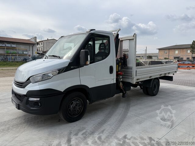 Truck-mounted crane van Iveco Daily 35C16 Pritsche mit Kran FASSI F32A