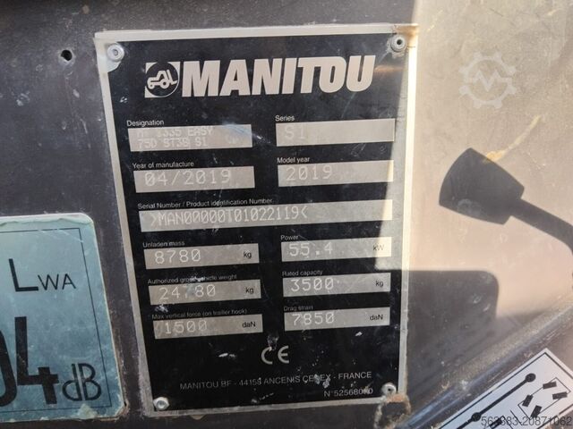Telehandler Manitou MT1335