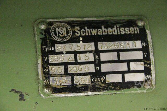 Milling motor for edge processing machines Schwabedissen SK 75/2