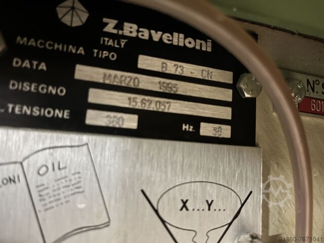 Bavelloni B73CN Facettenschleifmaschine Bavelloni B73CN