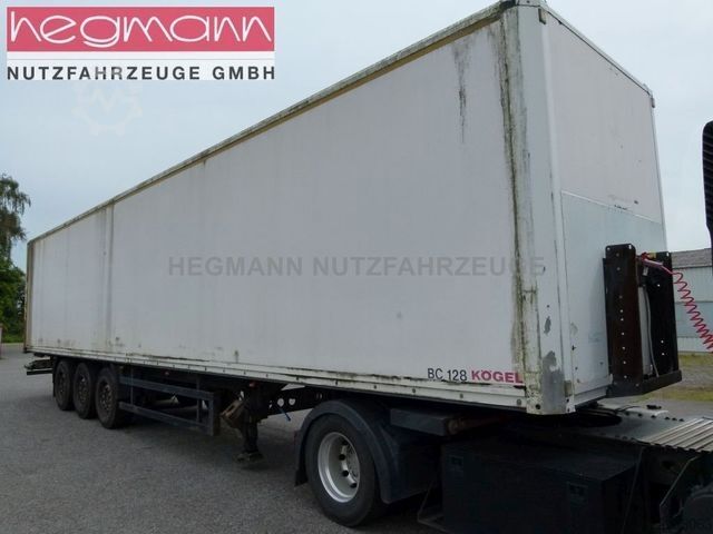 Box semitrailer KÖGEL SPKH24, Scheibenbremse, Liftachse, deutsch