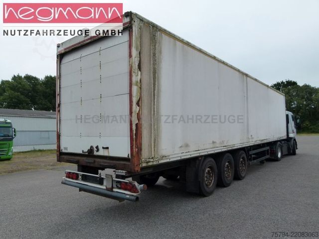 Box semitrailer KÖGEL SPKH24, Scheibenbremse, Liftachse, deutsch
