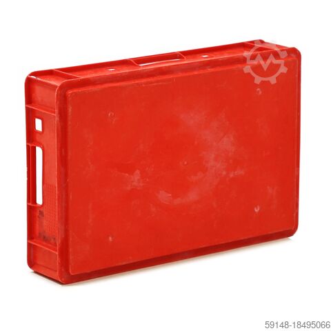 Used Meat crate E1 meat crate with open handles, L: 600, W: 400, H: 125 (mm). 25ltr, L: Kruizinga 38-FBE1-D-GBB-P