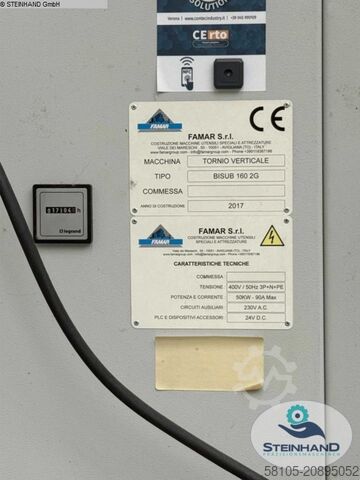 Vertikaldrehmaschine FAMAR BISUB 160 2G