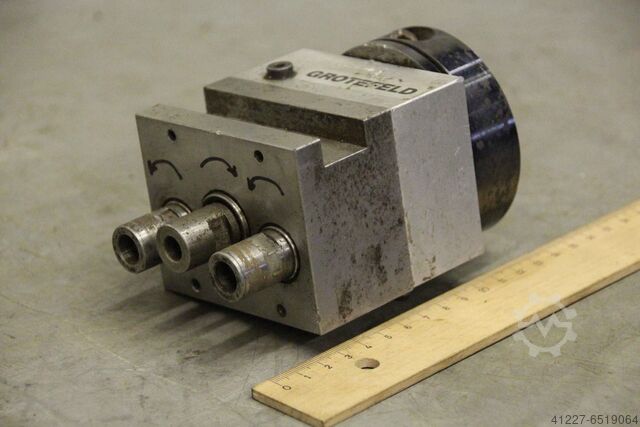 Mehrspindelkopf 3 Bohrer Grotefeld Aufnahme M8