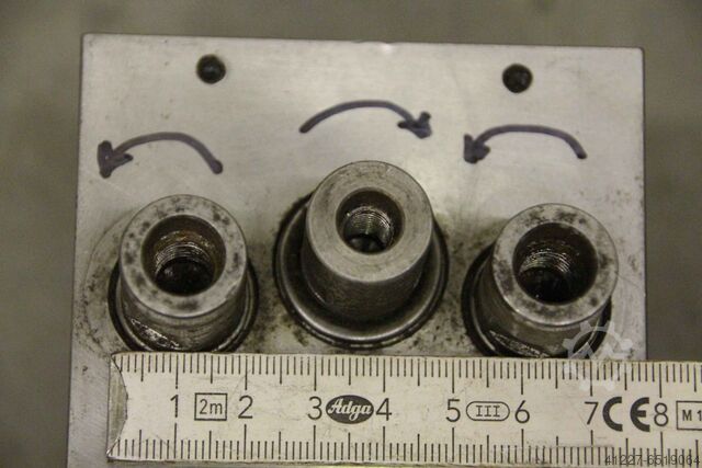 Mehrspindelkopf 3 Bohrer Grotefeld Aufnahme M8