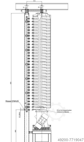 Vibrations-Kühl-Wendelförderer Vibra Schultheis WFT 12/6-58-DV