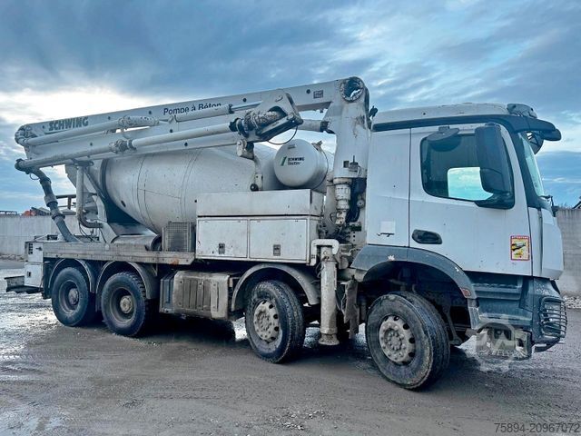 Concrete pump truck MERCEDES-BENZ AROCS 13.240 * Betonpumpe + FUNK * 8x4 * TOP