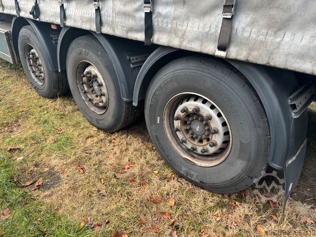 Open semitrailer with tarp SCHMITZ CARGOBULL SCS 24/L-1362, Coilmulde