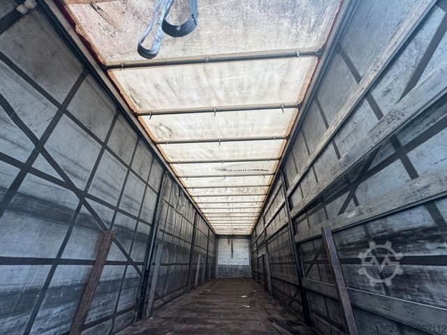 Open semitrailer with tarp SCHMITZ CARGOBULL SCS 24/L-1362, Coilmulde