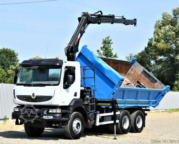 Autokran RENAULT KERAX 370 DXI* HIAB 122B-3 HIDUO/FUNK * 6x4