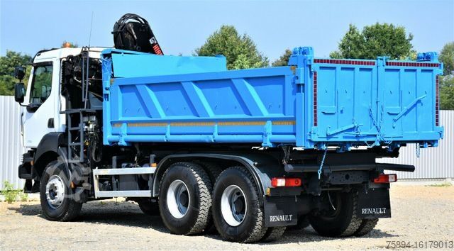 Autokran RENAULT KERAX 370 DXI* HIAB 122B-3 HIDUO/FUNK * 6x4