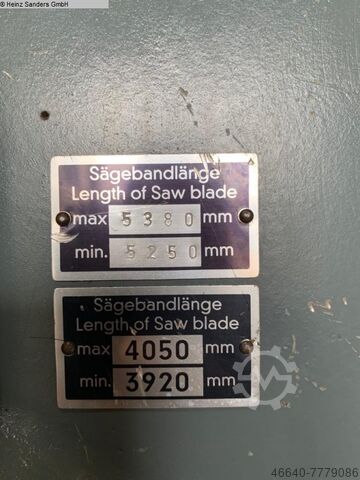 Band Saw - Vertical MÖSSNER REKORD SSF 1050