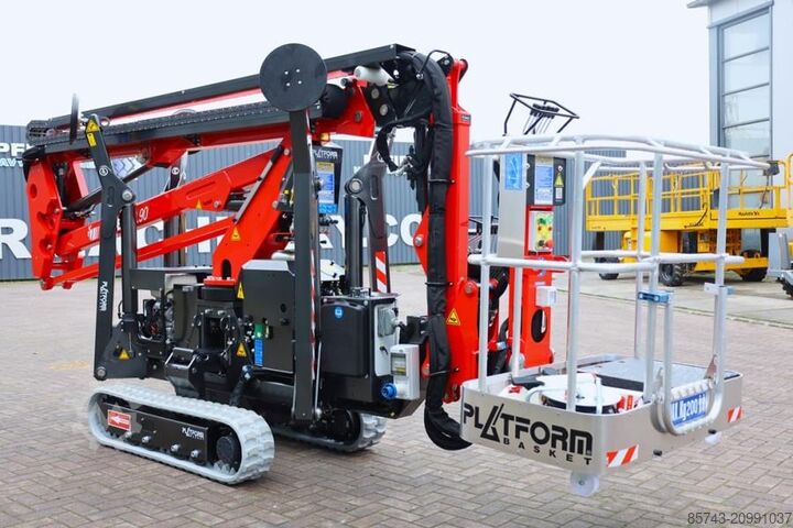 Articulated boom lift Platform Basket Spider 18.90 PRO CE Declaration, Valid inspection,