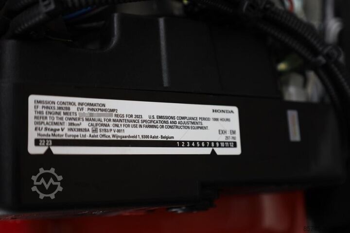 Articulated boom lift Platform Basket Spider 18.90 PRO CE Declaration, Valid inspection,