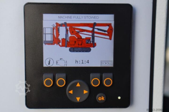 Articulated boom lift Platform Basket Spider 18.90 PRO CE Declaration, Valid inspection,