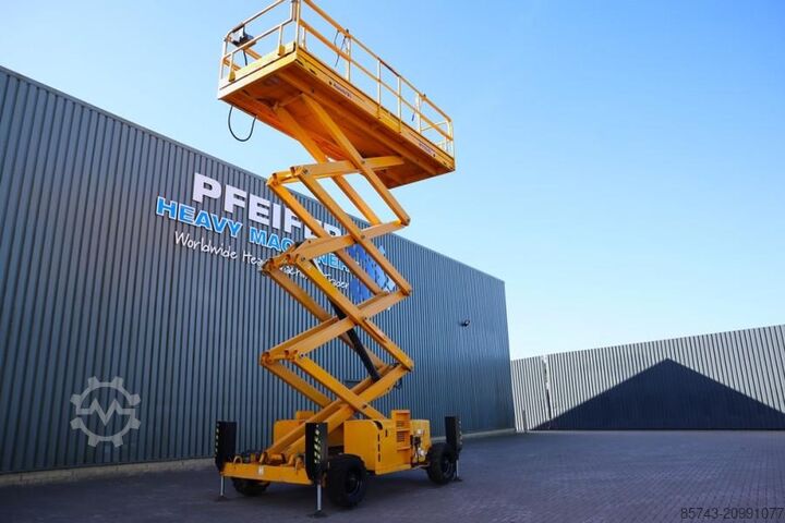 Scissor lift Haulotte H15SXL Diesel, 4x4 Drive, 15m Working Height, 500k