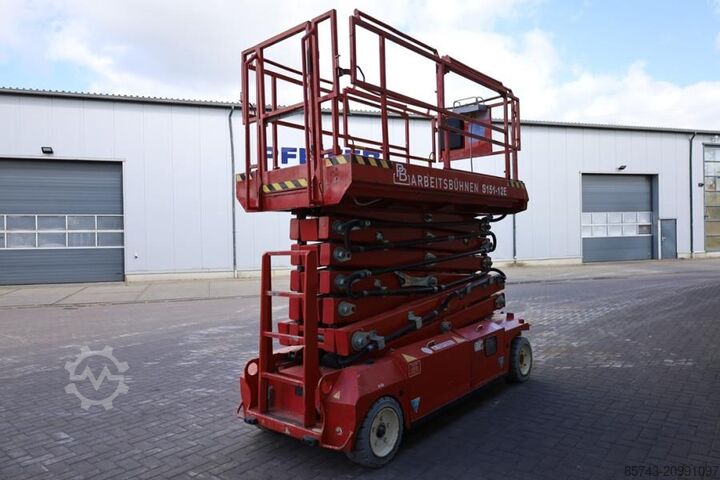 Scissor lift PB Lifttechnik S151-12E Electric, 15m Working Height, 550kg Capac