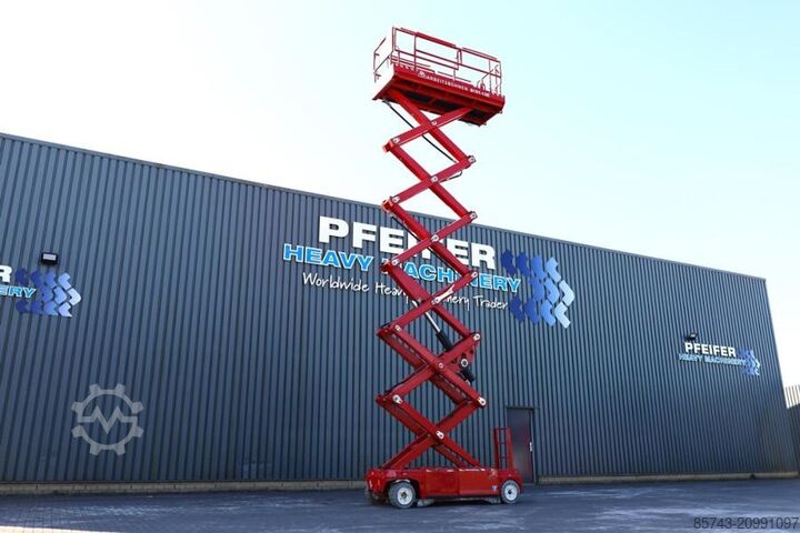 Scissor lift PB Lifttechnik S151-12E Electric, 15m Working Height, 550kg Capac