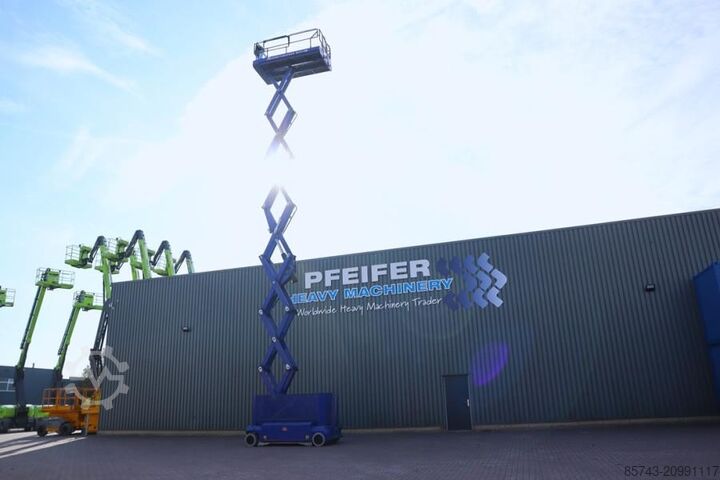 Scissor lift PB Lifttechnik S171-16E Electric, 17.3m Working Height, 400kg Cap