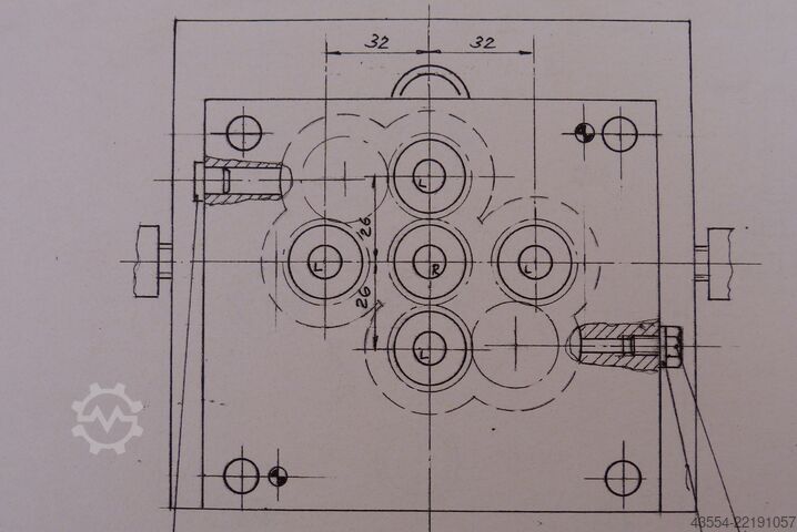 Dowel boring machine for staircase construction GÖTZINGER/ HOFFMANN Typ RBS schwenkbar TOP ZUSTAND