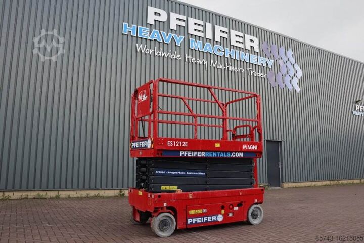 Scherenhebebühne Magni ES1212E Valid inspection, *Guarantee! Electric, 12