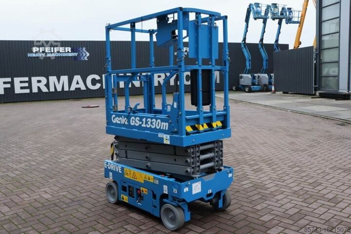 Scissor lift Genie GS1330M Valid inspection, *Guarantee! All-Electric